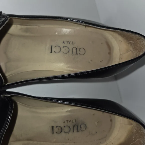 Gucci Women's Black Leather Loafers - Picture 2 of 7